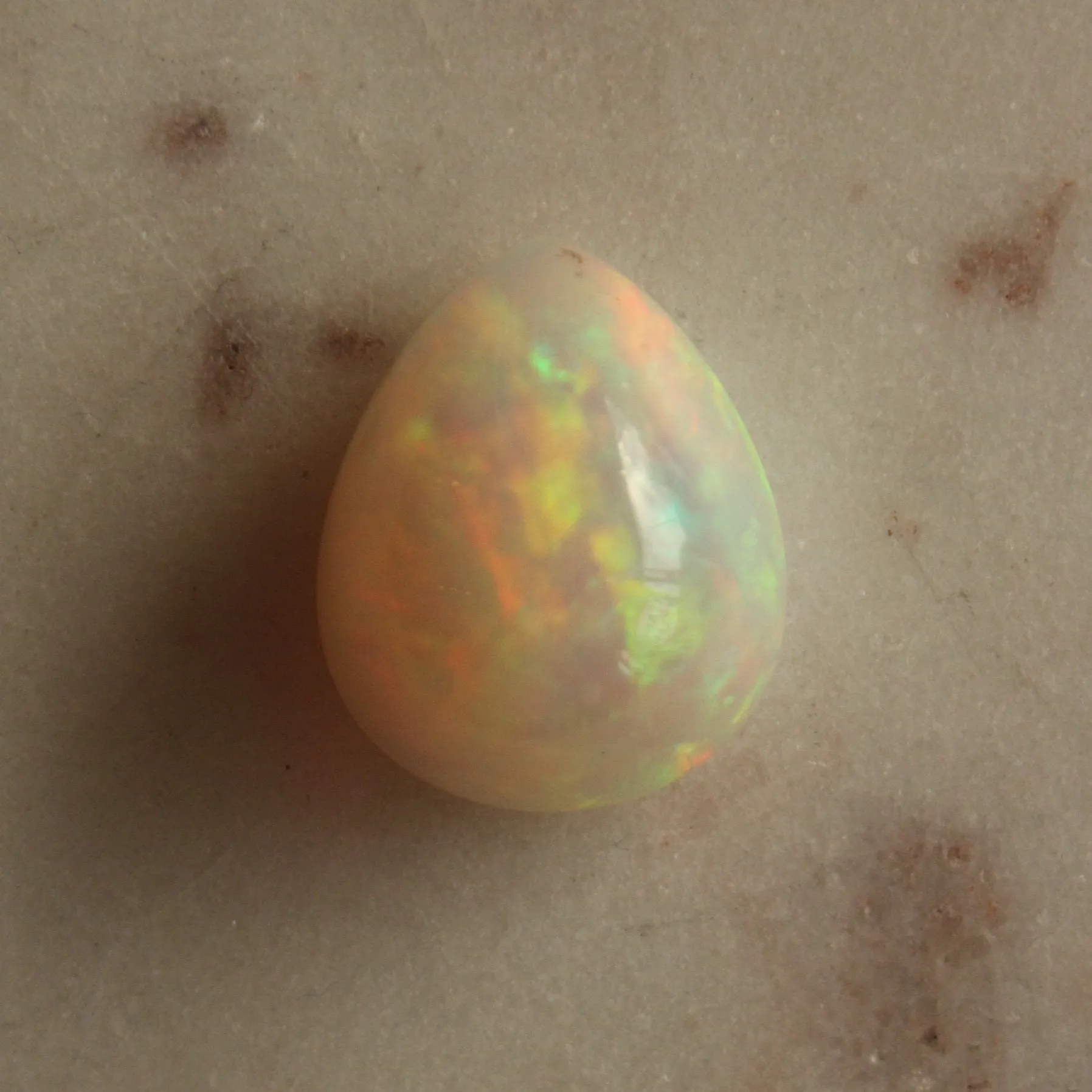 24.31 ct Pear x Ethiopian Welo Opal
