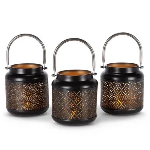 5.12"H Metal Lantern