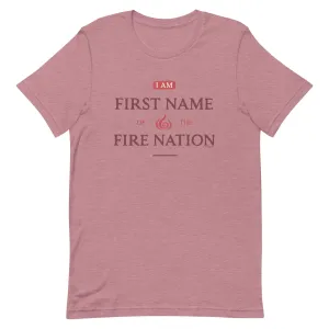 Avatar the Last Airbender Fire Nation Personalized T-Shirt