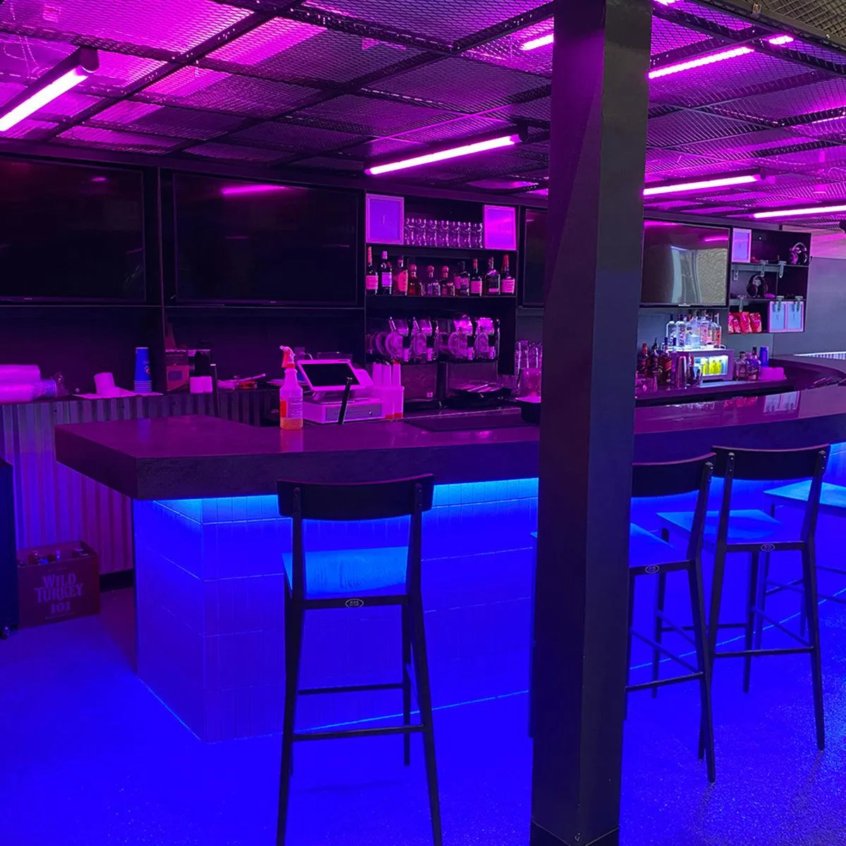 BLAZE Pink Neon LED Strip Light, 32 feet Reel, 24V, Top Bending