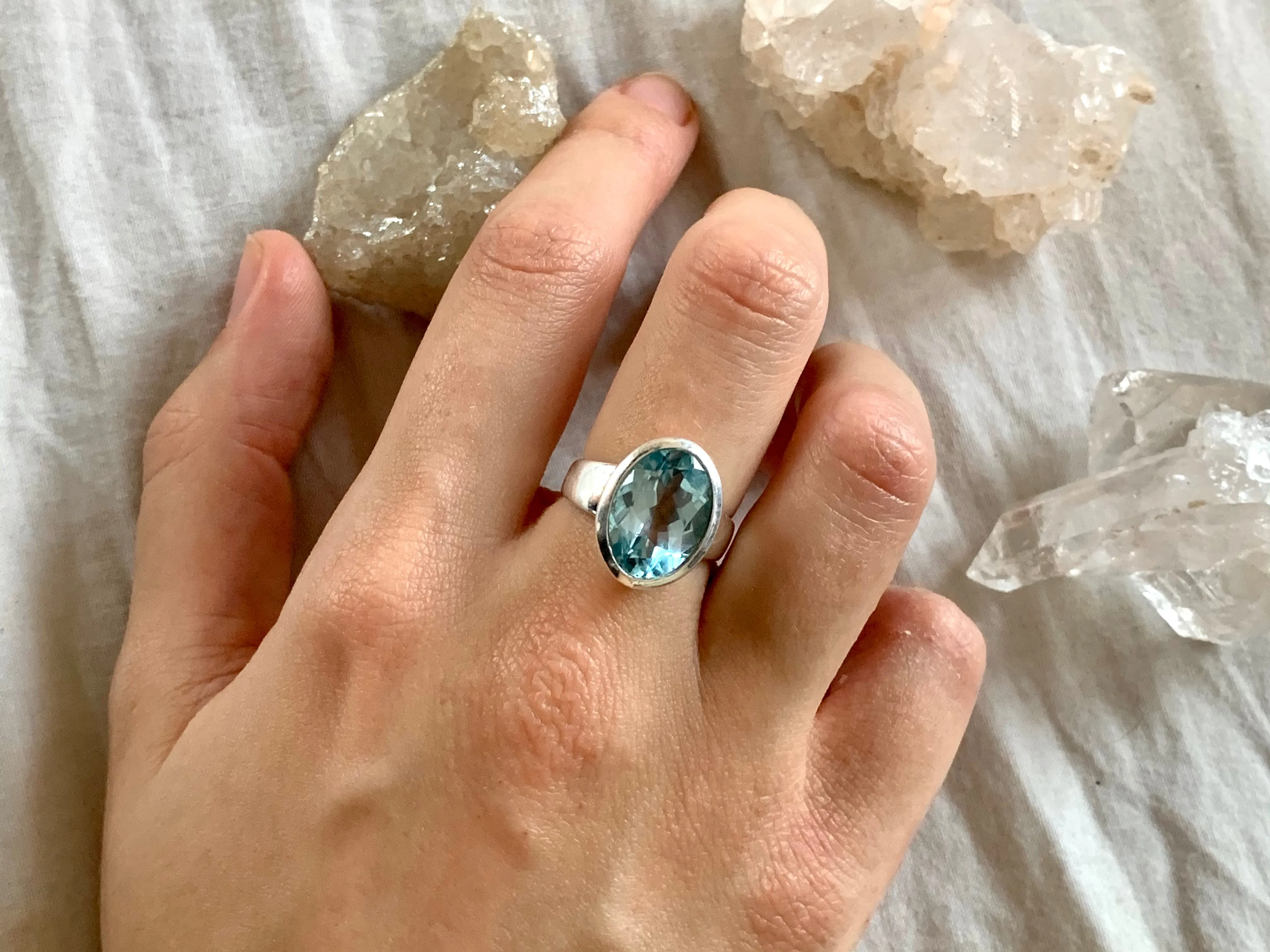 Blue Topaz Sabina Ring