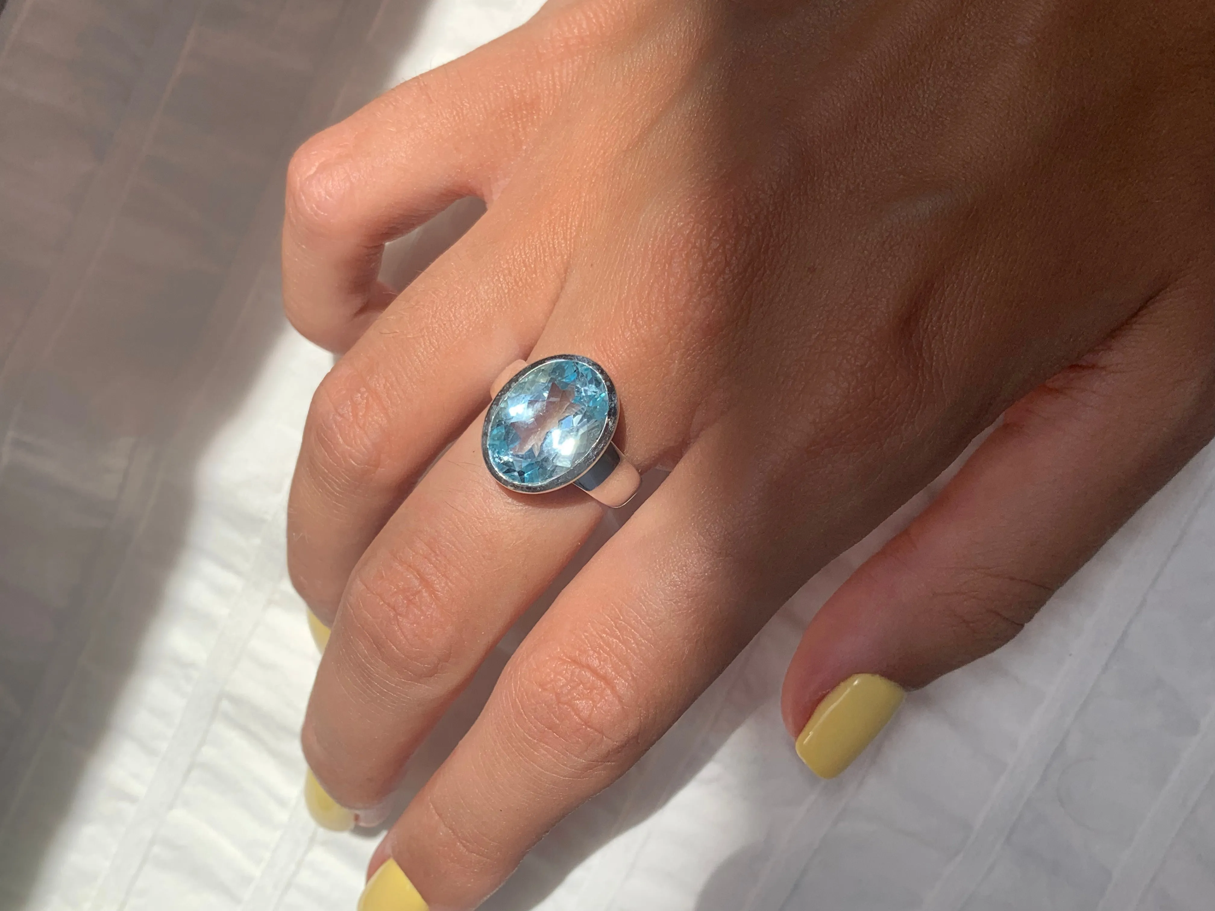 Blue Topaz Sabina Ring