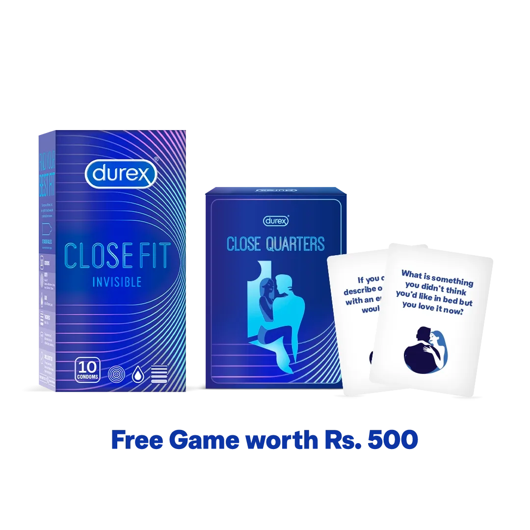 Durex Close Fit Invisible (Pack of 10)   FREE Card Game
