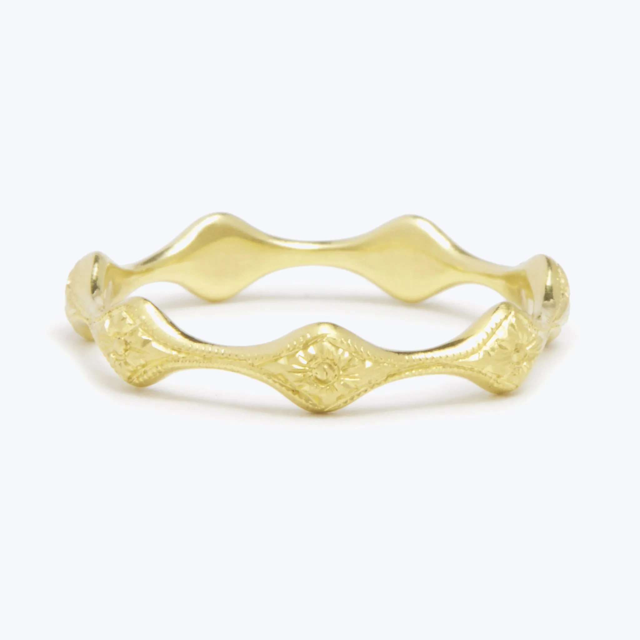 Engraved Bead Band