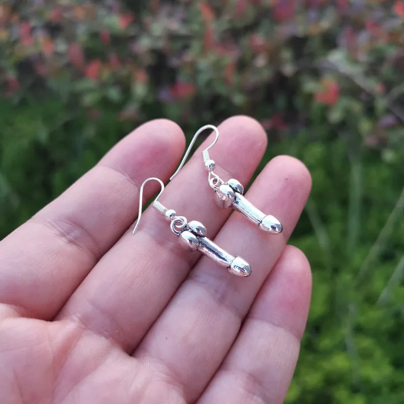 Erotic Penis Earrings Modern Women Nightclub Party Fashion Accessories Male Genitals Original Amulet Jewelry Earrings