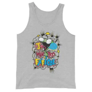 Invader Zim I Wanted To Explode Adult Tank Top