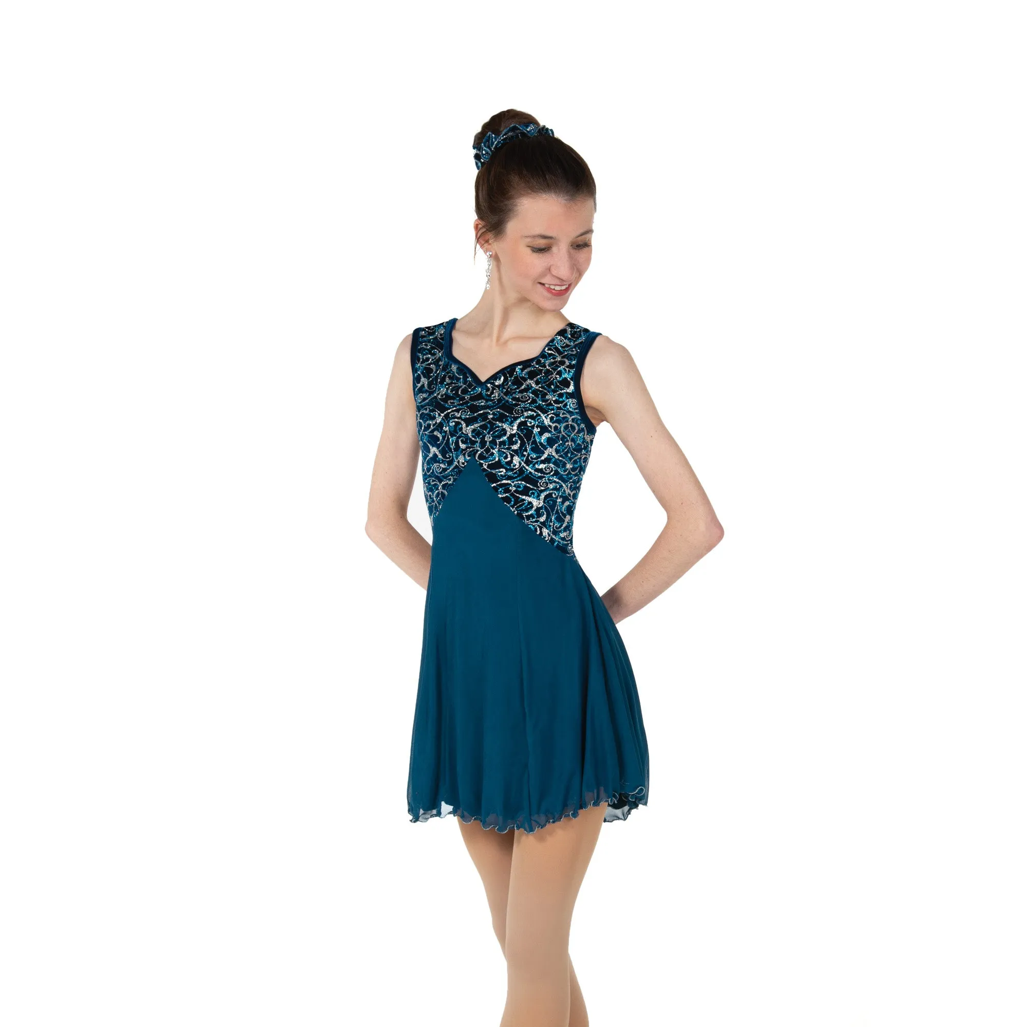 Jerry's 50 Twist of Teal Dress