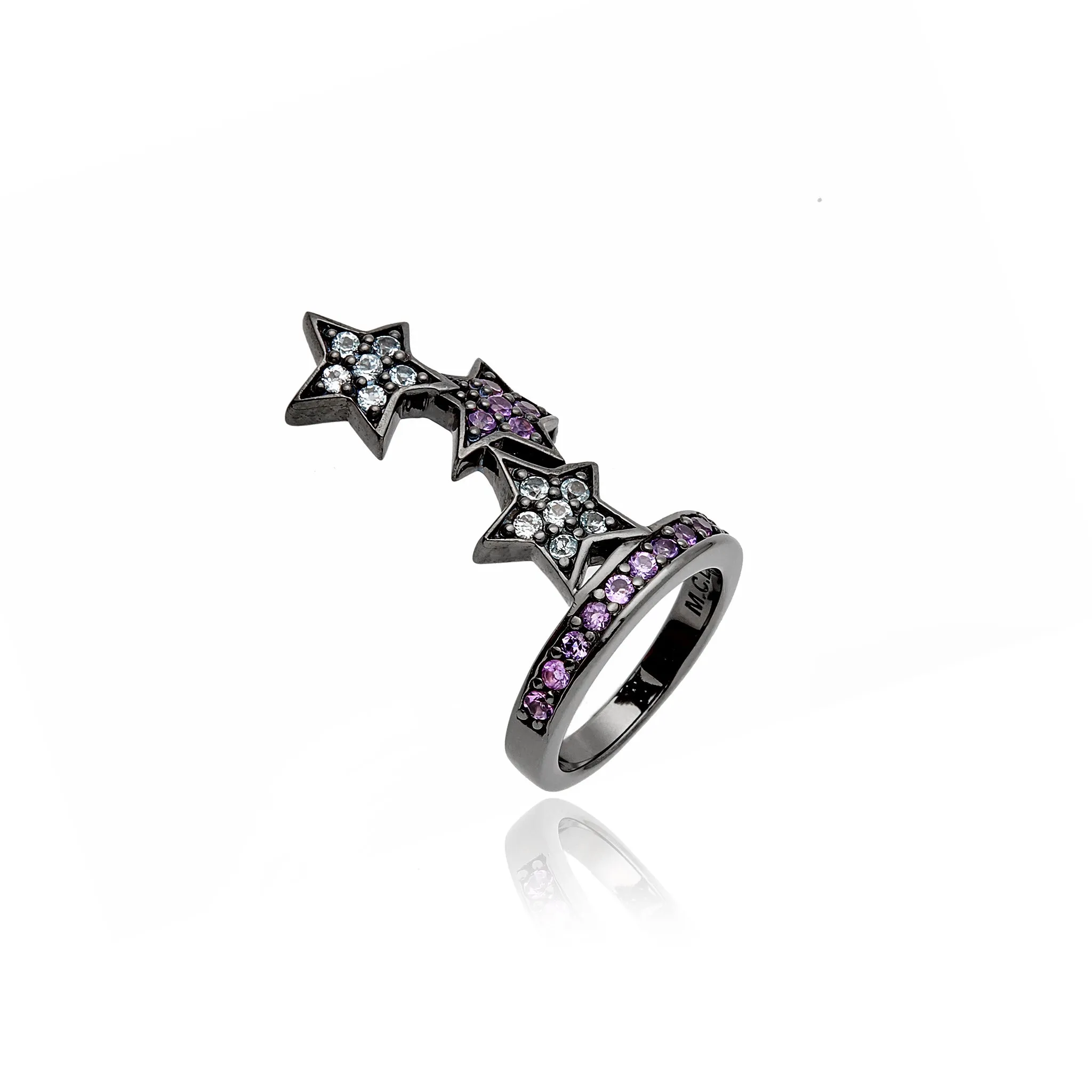 MCL Design Star Trio Stacking Ring