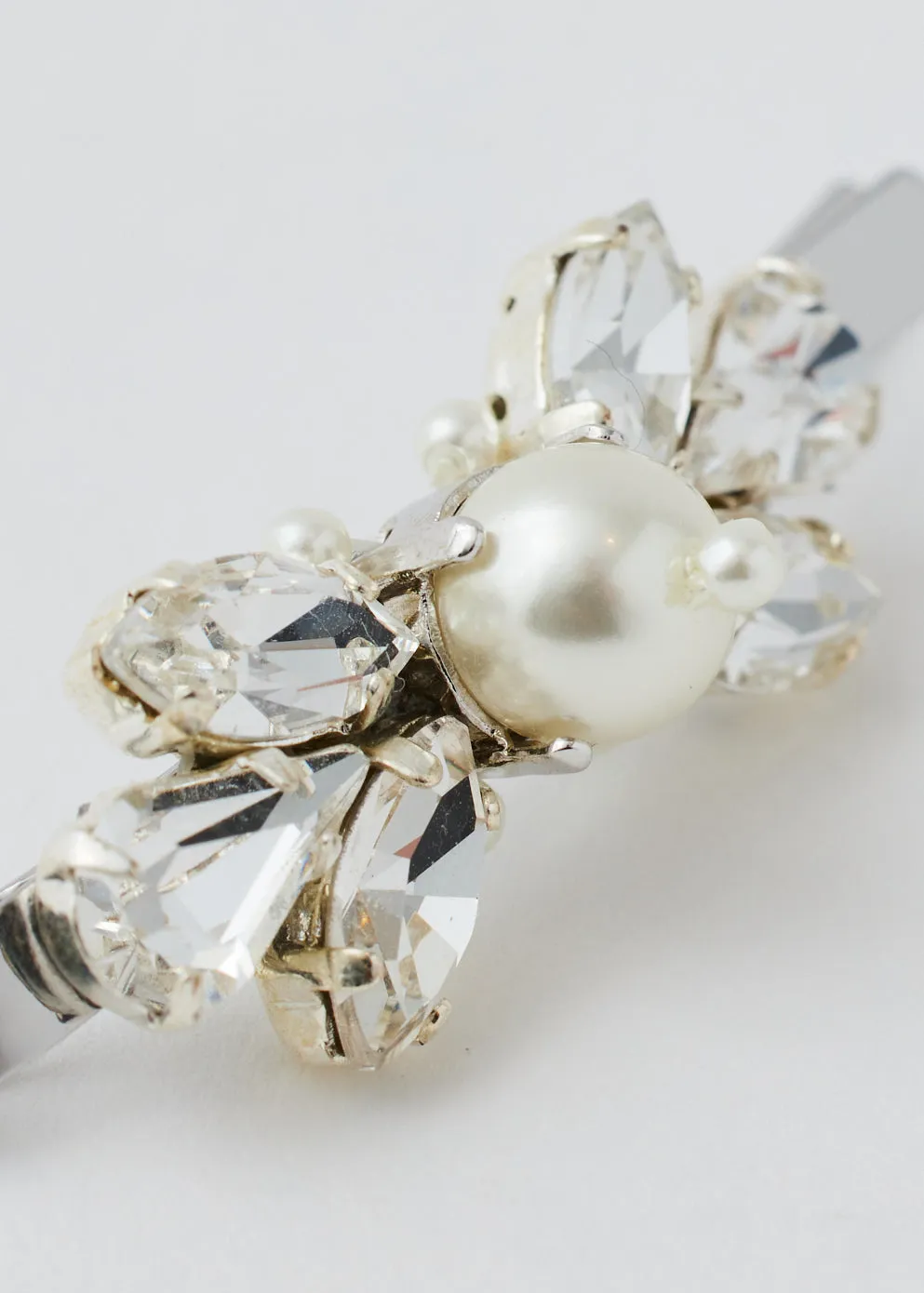 Mini Crystal and Pearl Hairslide