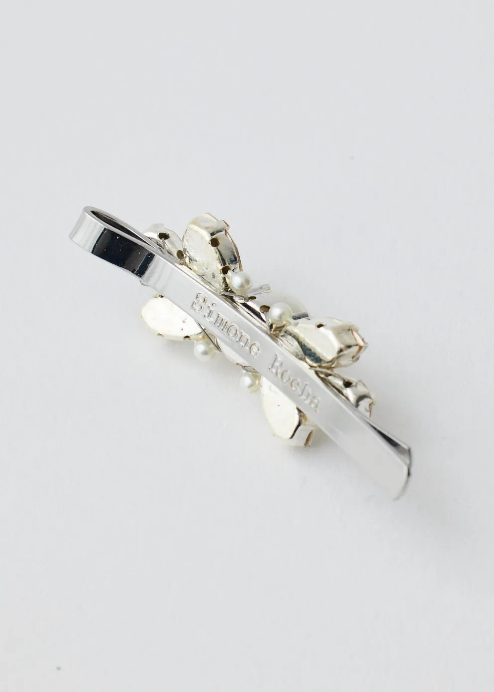 Mini Crystal and Pearl Hairslide