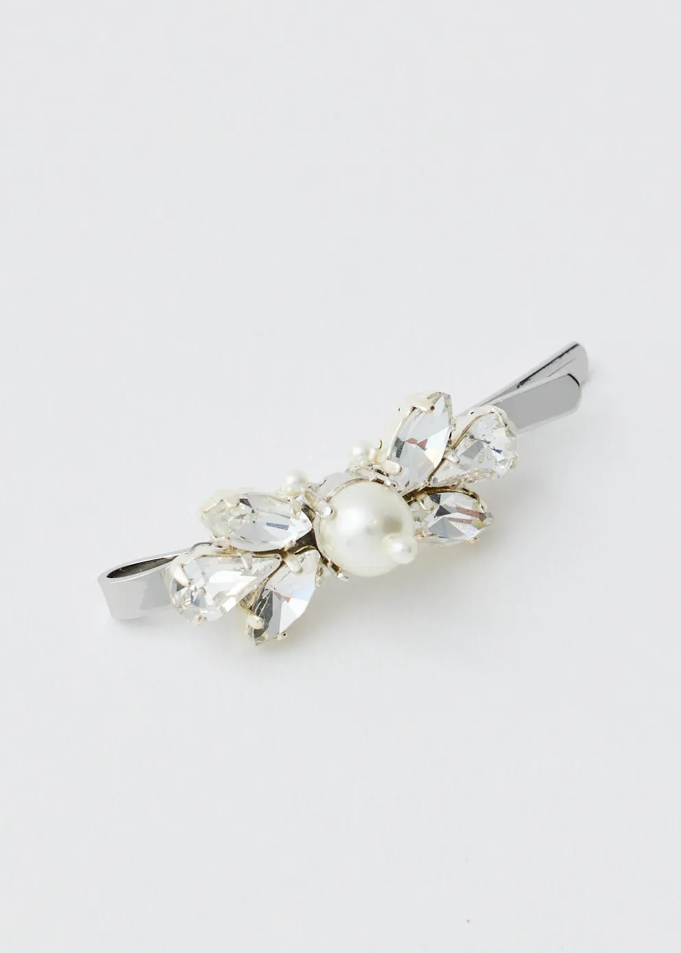 Mini Crystal and Pearl Hairslide