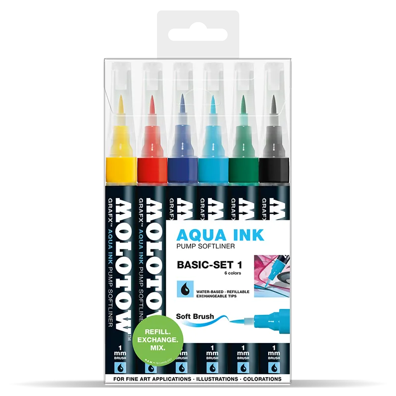 Molotow Grafx Aqua Ink Basic-Set 1