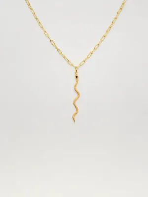 Nehebkau Necklace | Gold with Pearl & Spinel