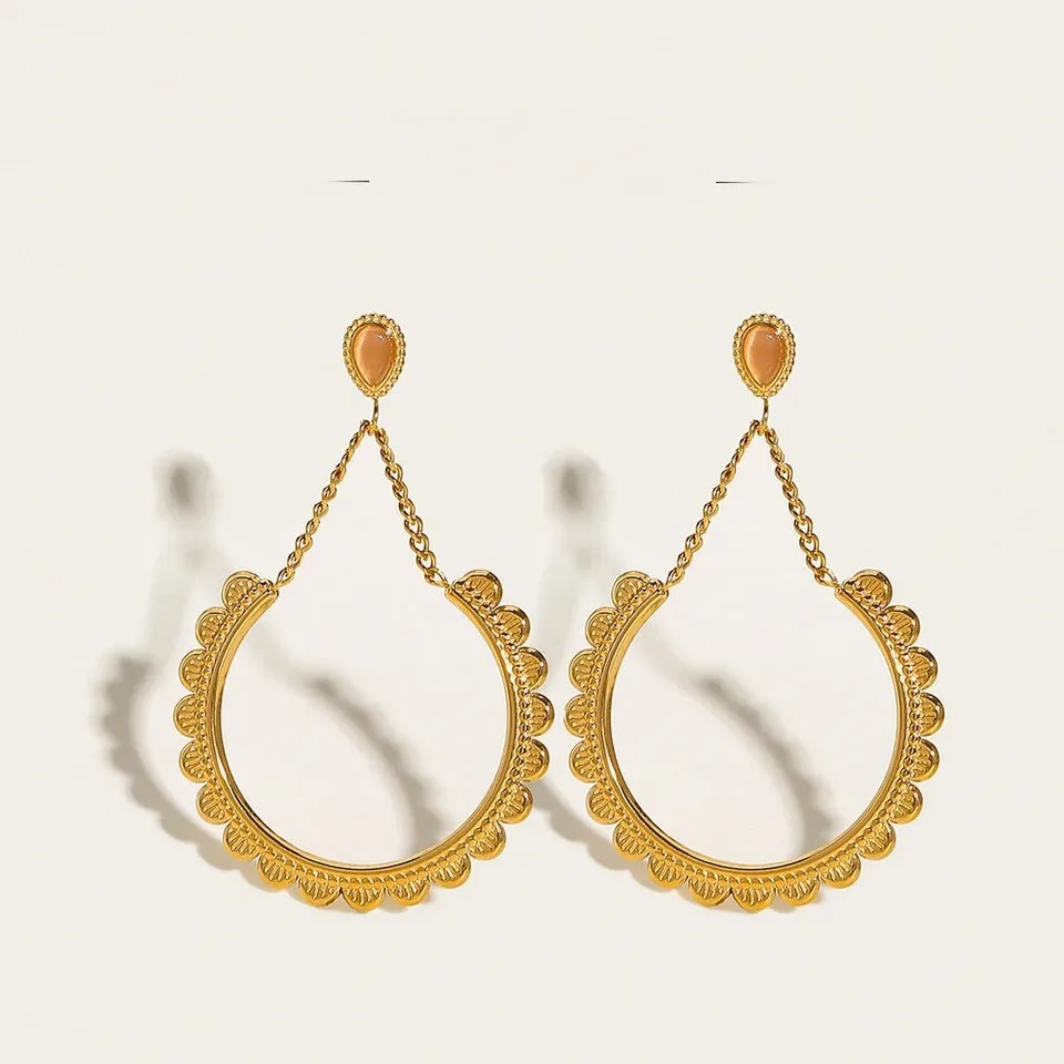 Ophelia Flame Minimalist Earrings