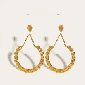 Ophelia Flame Minimalist Earrings
