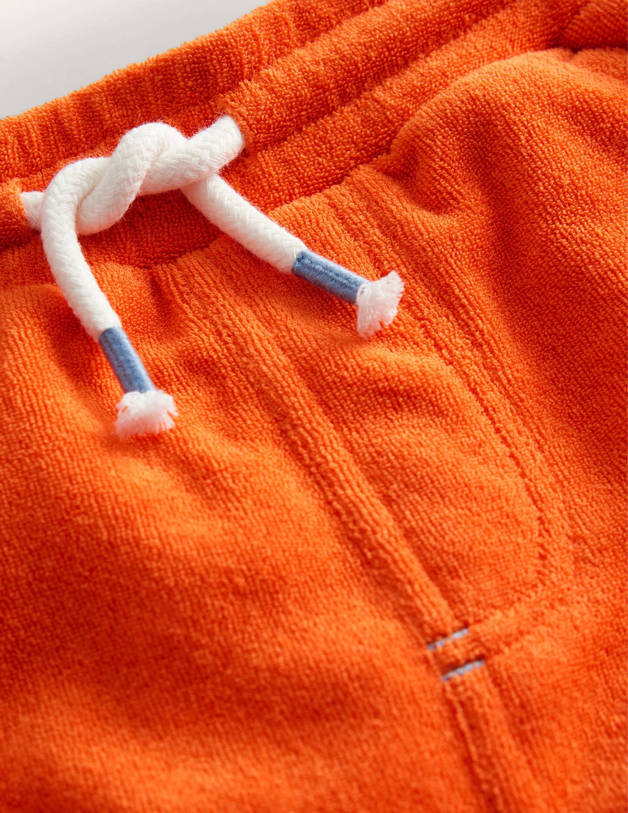 Retro Jersey Shorts-Fire Opal Orange
