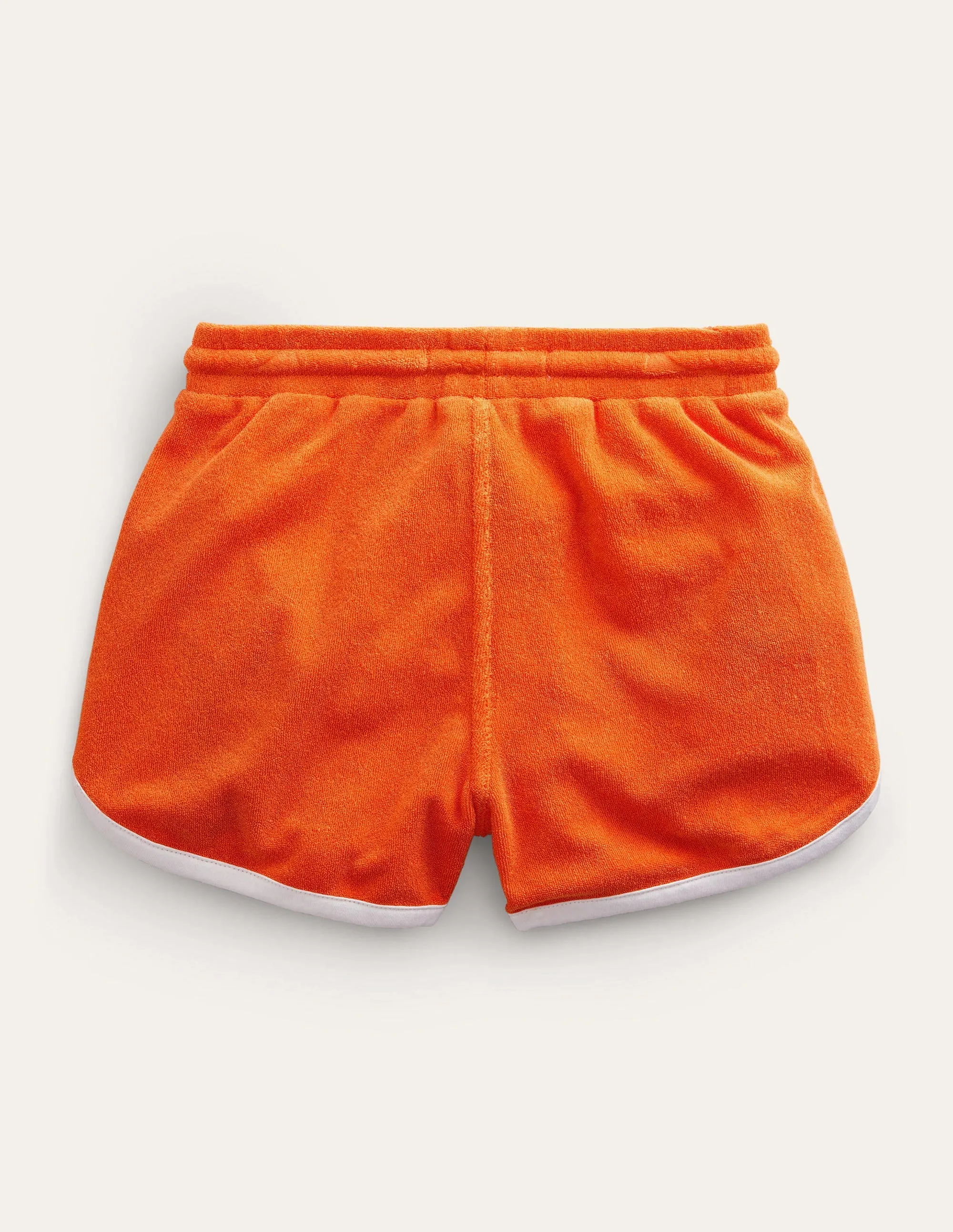 Retro Jersey Shorts-Fire Opal Orange
