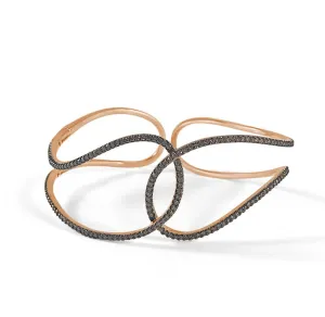 Rose Gold Brown Diamond Bracelet