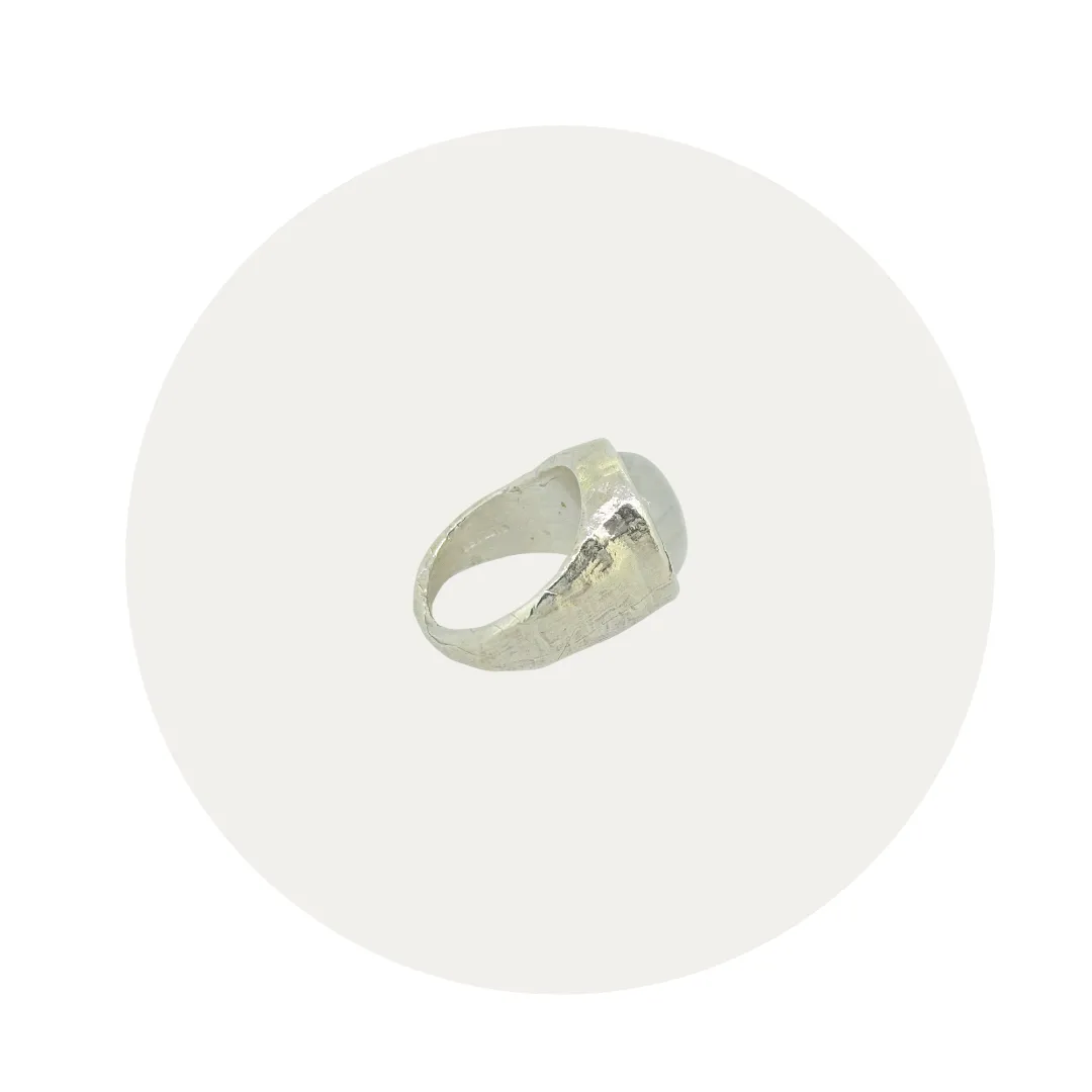 Silver Moonstone Sibyl Ring