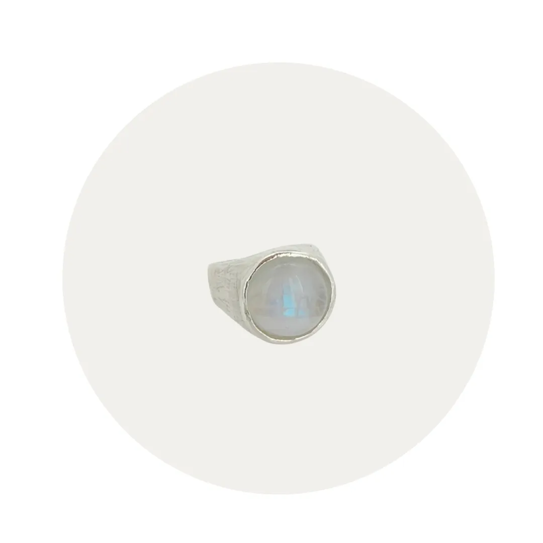 Silver Moonstone Sibyl Ring