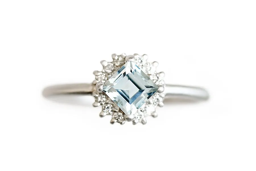 Silver Tavi Halo Ring