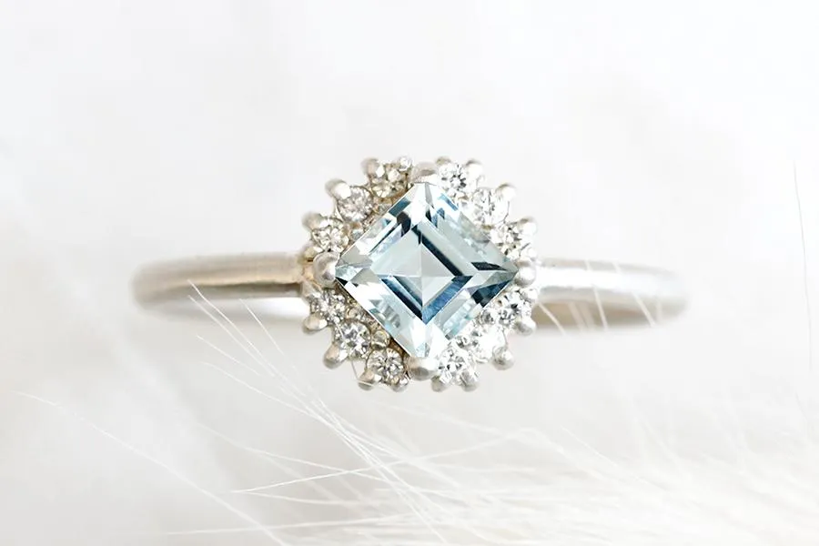 Silver Tavi Halo Ring