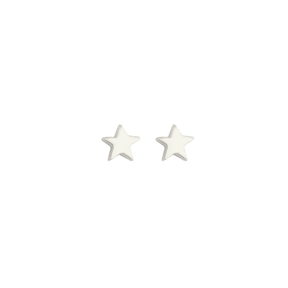 Small Star Earrings Silver
