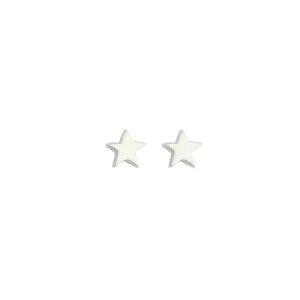 Small Star Earrings Silver