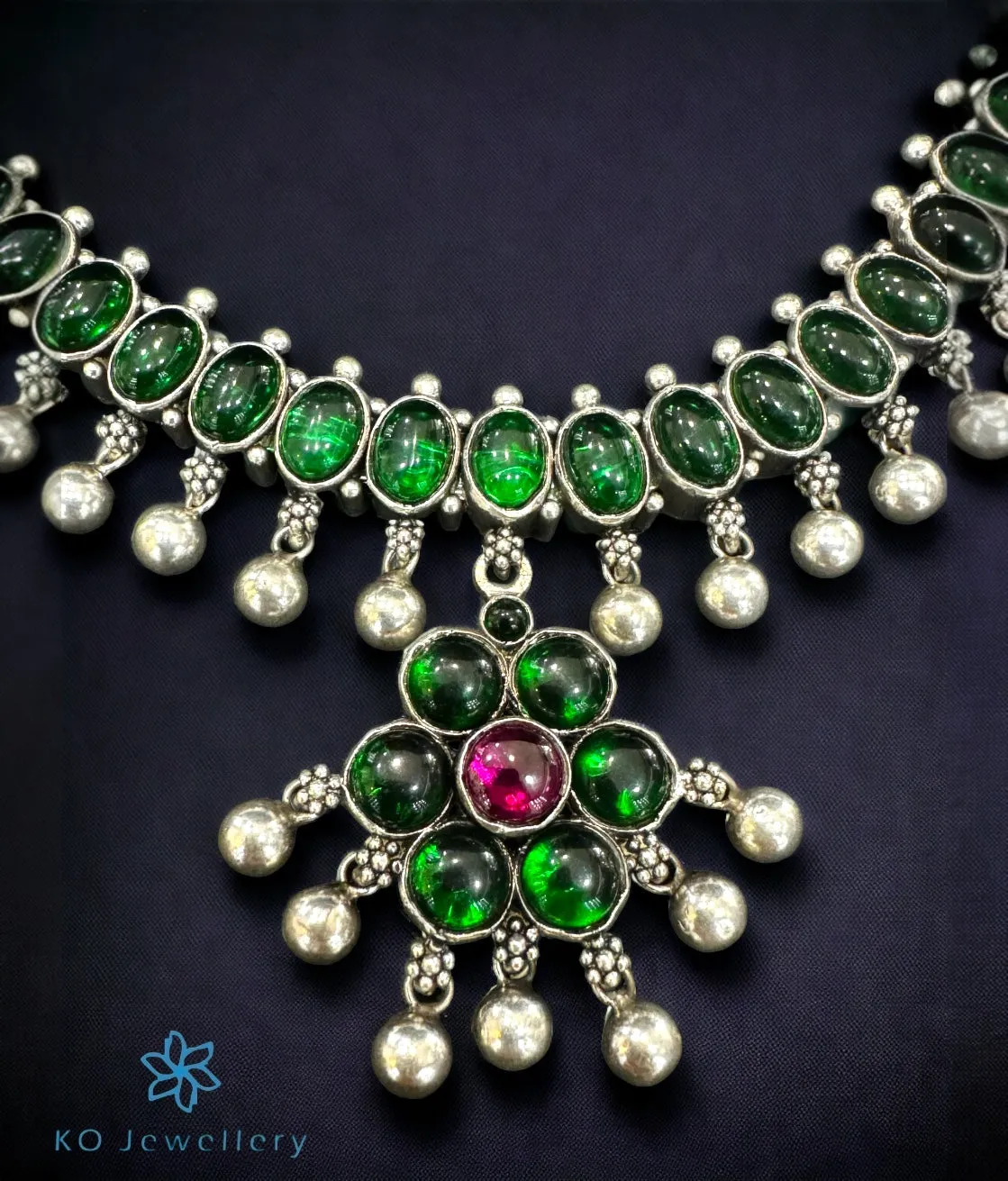 The Rangana Addige Silver Necklace (Oxidised)