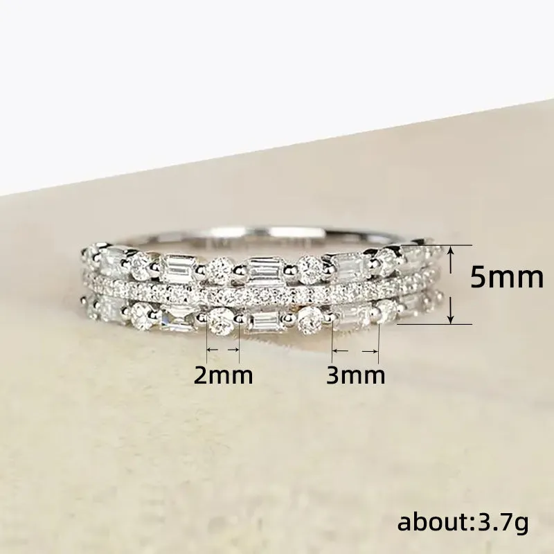 Three-layer Fine Line Ring