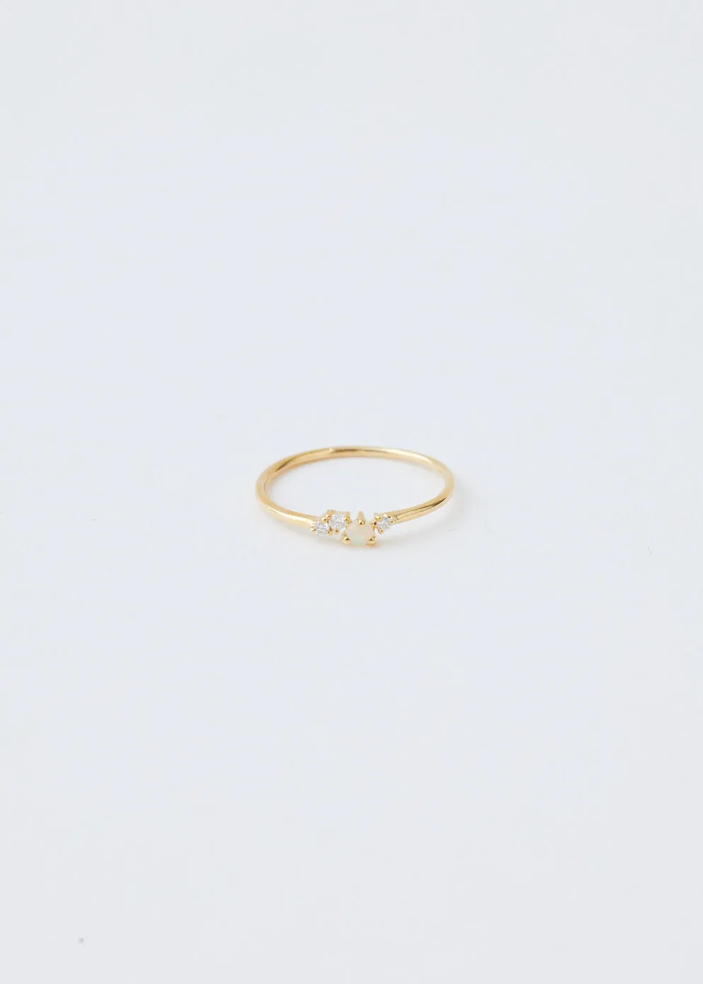 Tiny Chroma Opal Ring