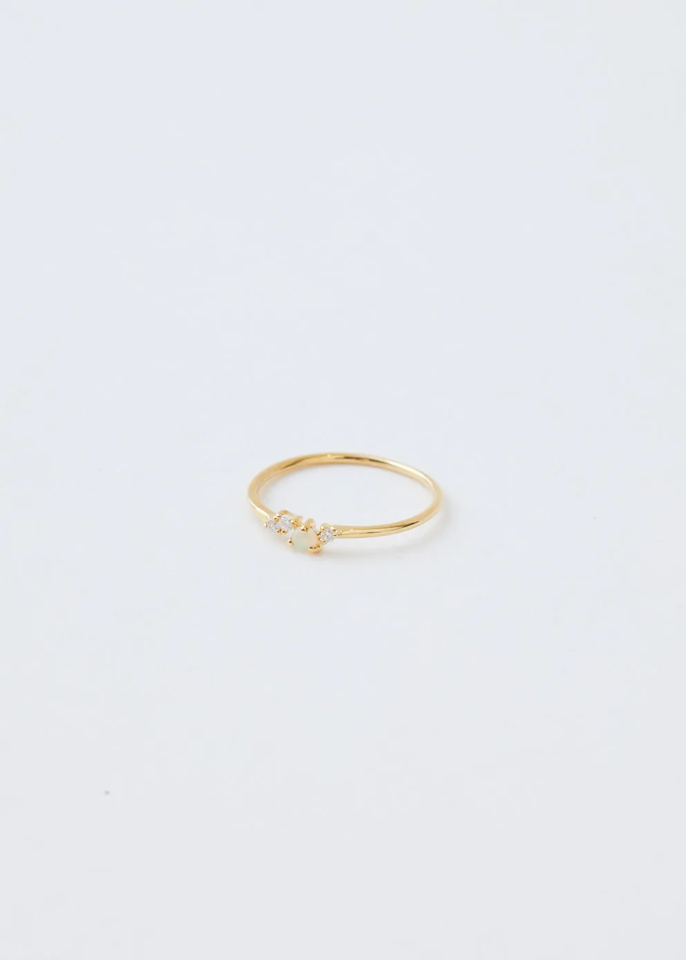 Tiny Chroma Opal Ring